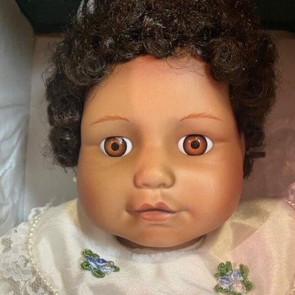 Vintage Moments Treasured African American Porcelain Limited Edition Doll- PEARL - Picture 1 of 16